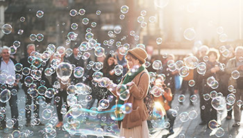 Mass bubble release © StockSnap
