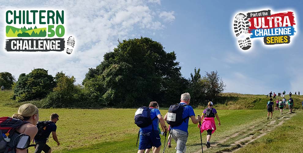 Hikers on the Chiltern 50 Challenge