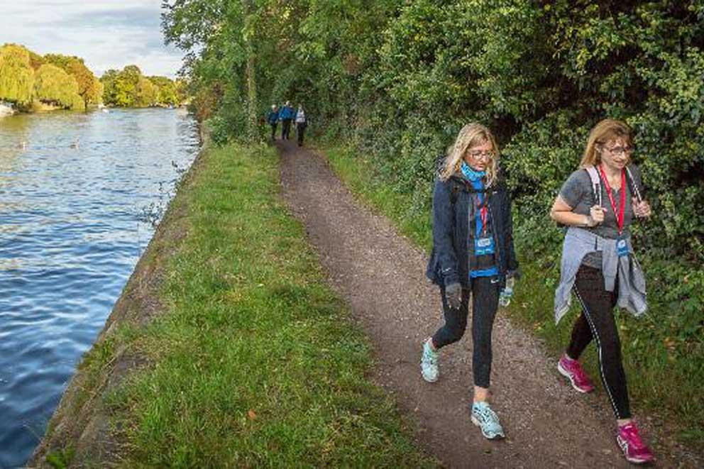 Walk, jog or run the Thames Path Challenge, following England's greatest river.