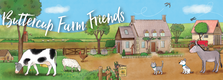 Buttercup Farm Friends illustration © RSPCA
